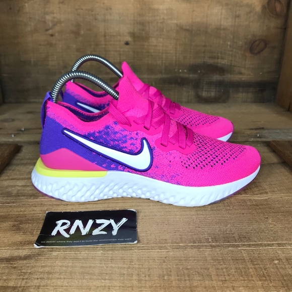 Nike Shoes - NEW Nike Epic React Flyknit 2 Laser Fuchsia Pulse